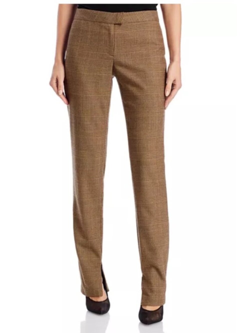 NEW Rag & Bone Rebecca Glen Plaid Houndstooth Wool-Blend Trousers Pant Ankle Zip